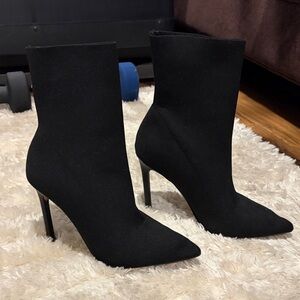 Express Chic Black Stiletto Boots